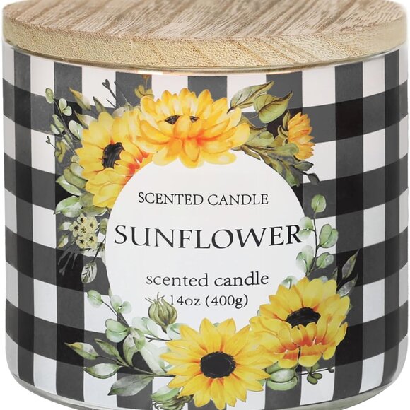 Candle, Fall Candles, Scented Candles Gift for Women, 3 Wicks Large Candle, 14 o - Picture 1 of 6